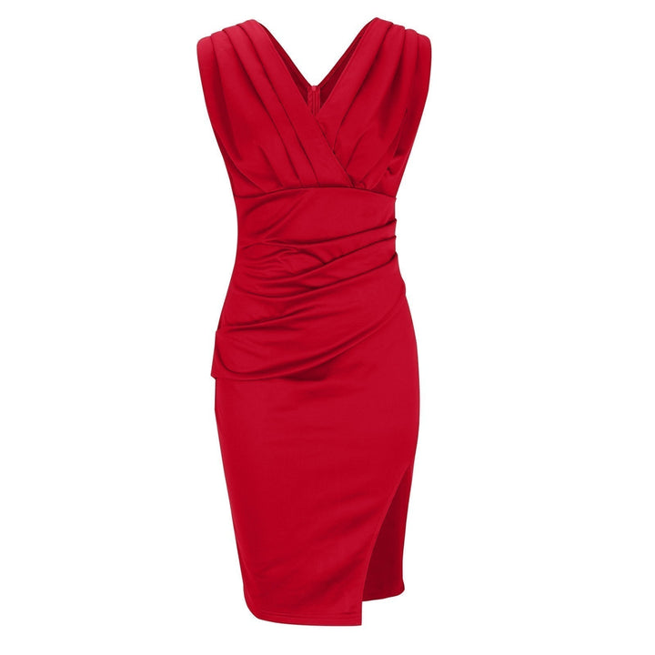 Elena | Pleated Wrap Dress