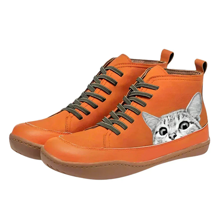 Joyce | Playful Cat Sneakers