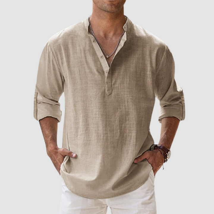 Nathan | Relaxed Fit Linen Shirt