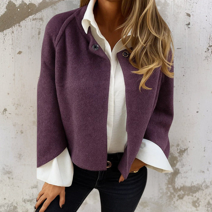 Gloria | Soft Cropped Cape Cardigan