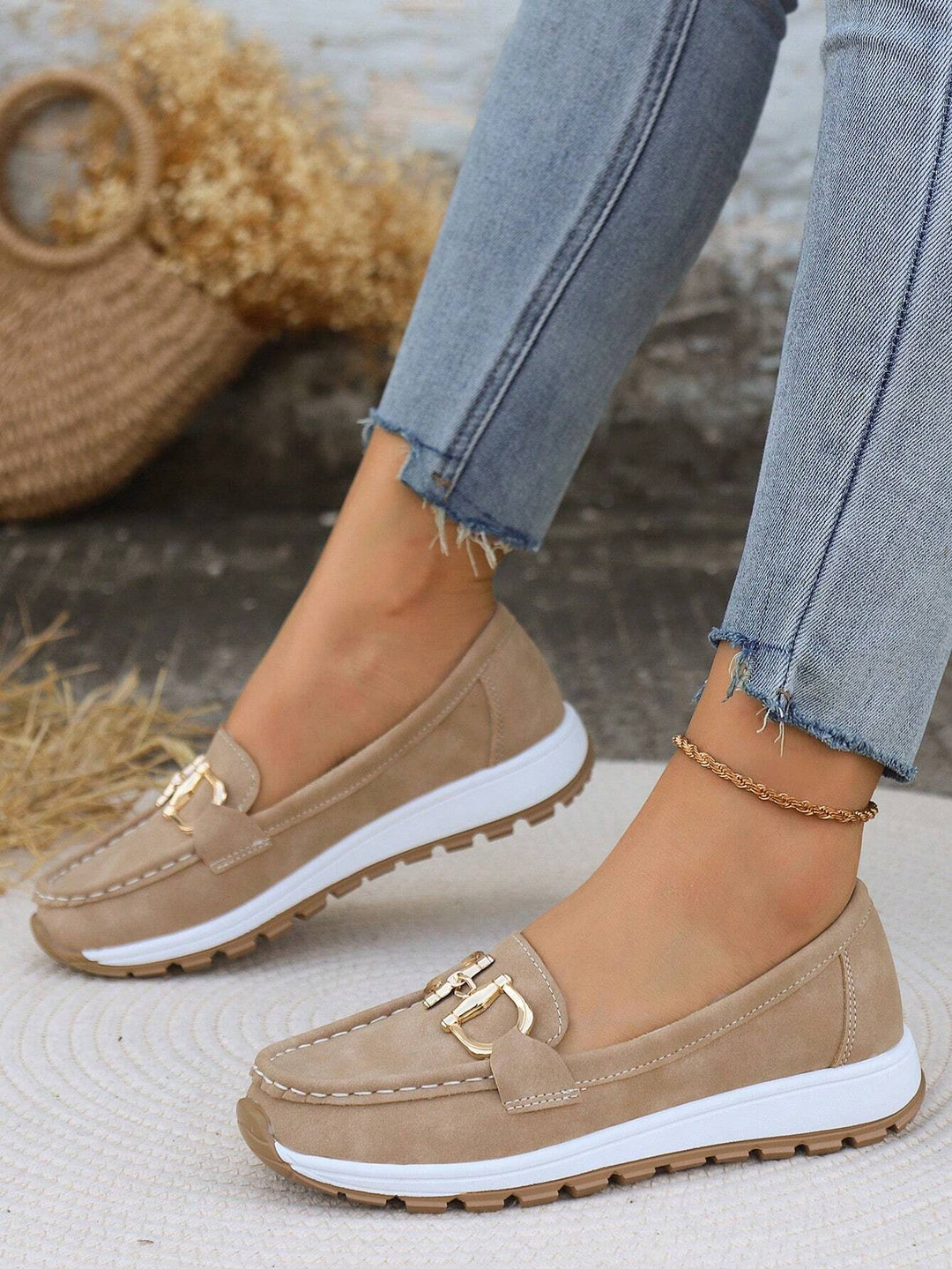 Marlene | Chain-Detail Loafers
