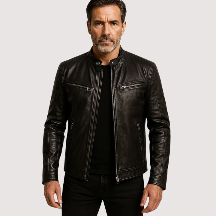 Daniel | Classic Biker Leather Jacket