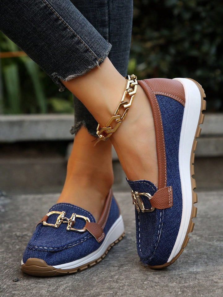 Marlene | Chain-Detail Loafers