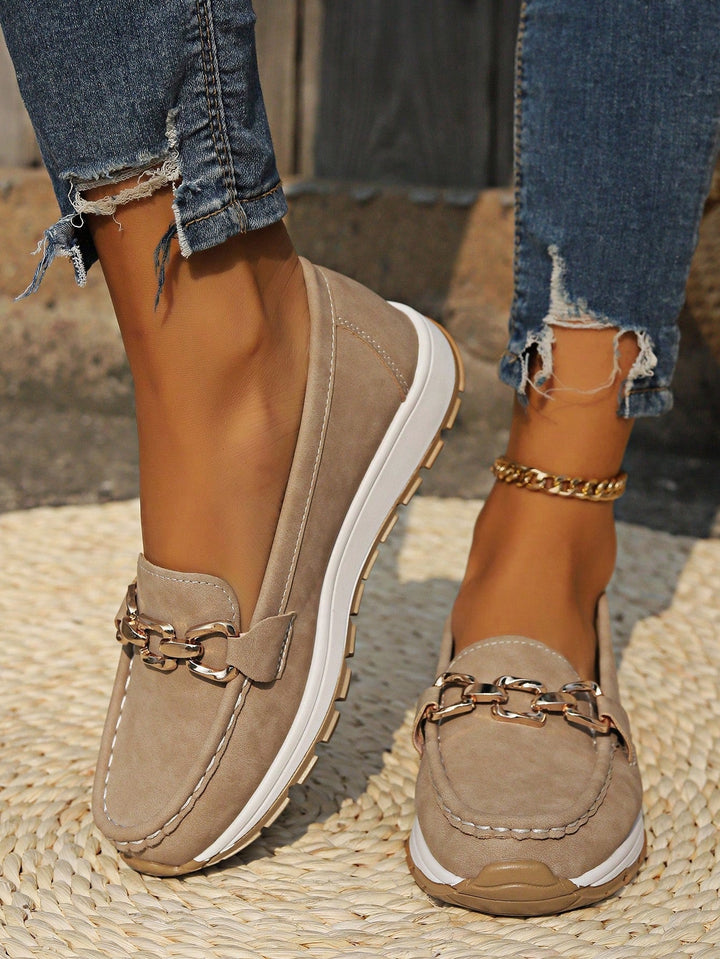 Marlene | Chain-Detail Loafers
