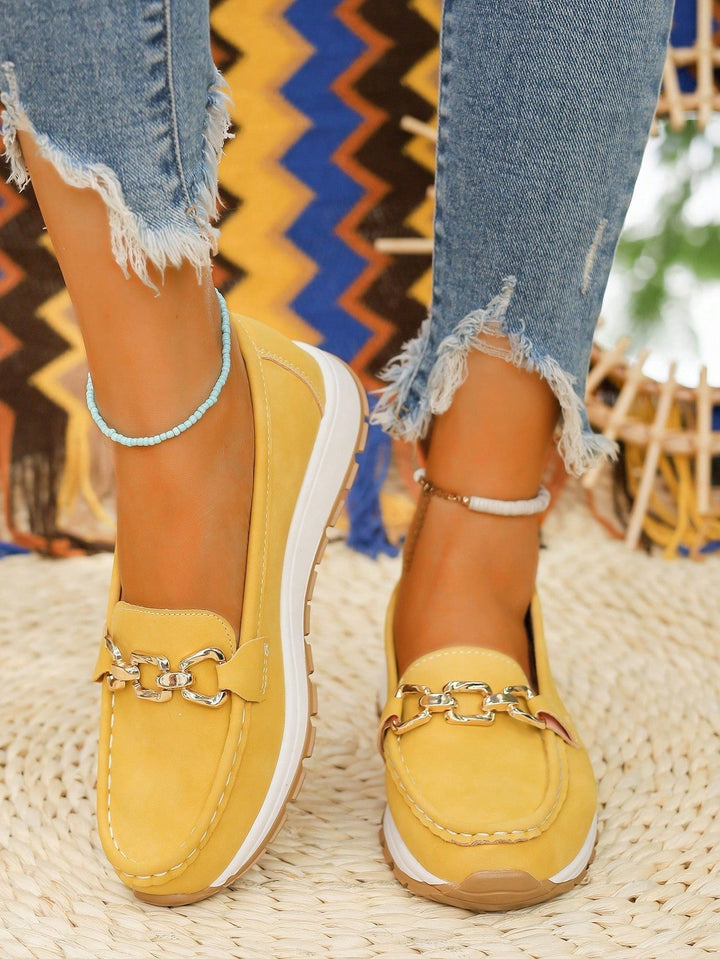 Marlene | Chain-Detail Loafers