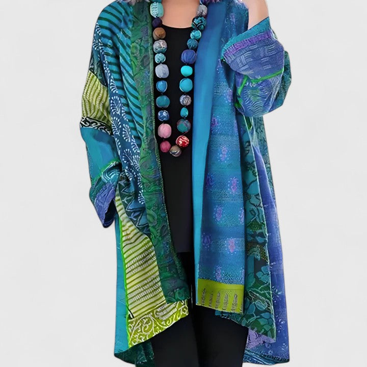 Sylvia | Artistic Patchwork Kimono