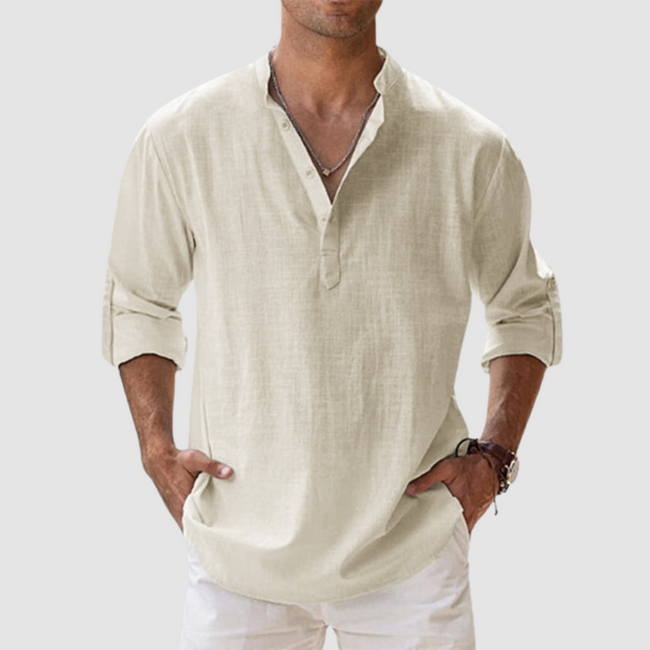 Nathan | Relaxed Fit Linen Shirt