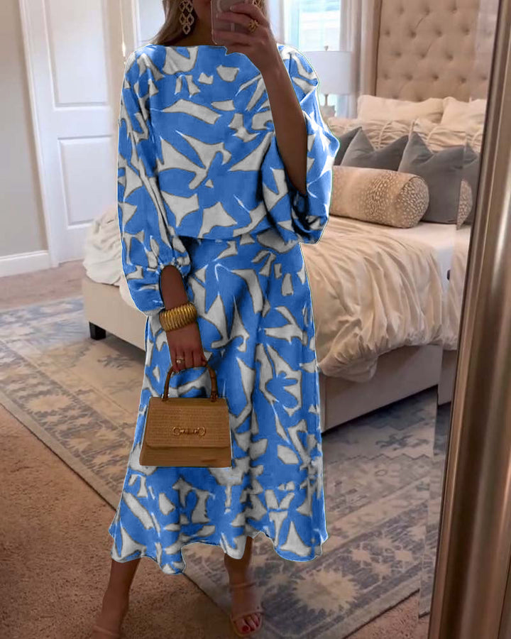 Nali | Flowing Print Dress