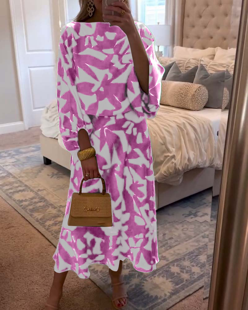 Nali | Flowing Print Dress