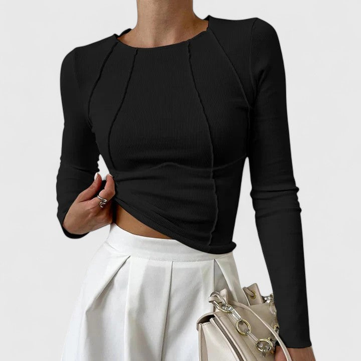 Nina | Fitted Seam Detail Top
