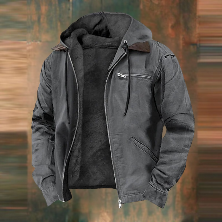 Mason | Fleece-Lined Utility Hoodie Jacket