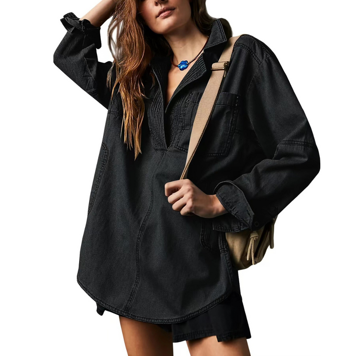 Tessa | Oversized Denim Tunic