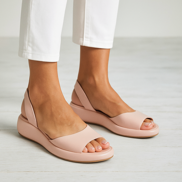 Eleanor | Slingback Wedge Sandals