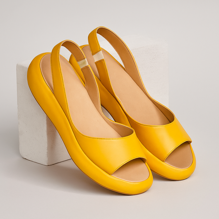 Eleanor | Slingback Wedge Sandals