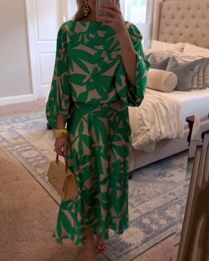 Nali | Flowing Print Dress