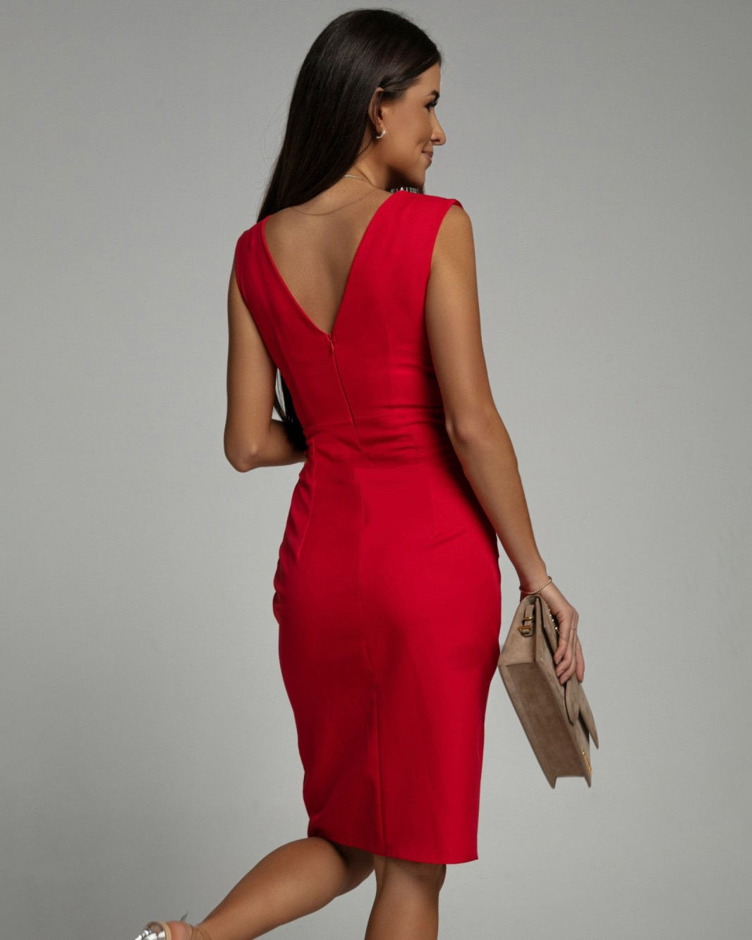 Elena | Pleated Wrap Dress