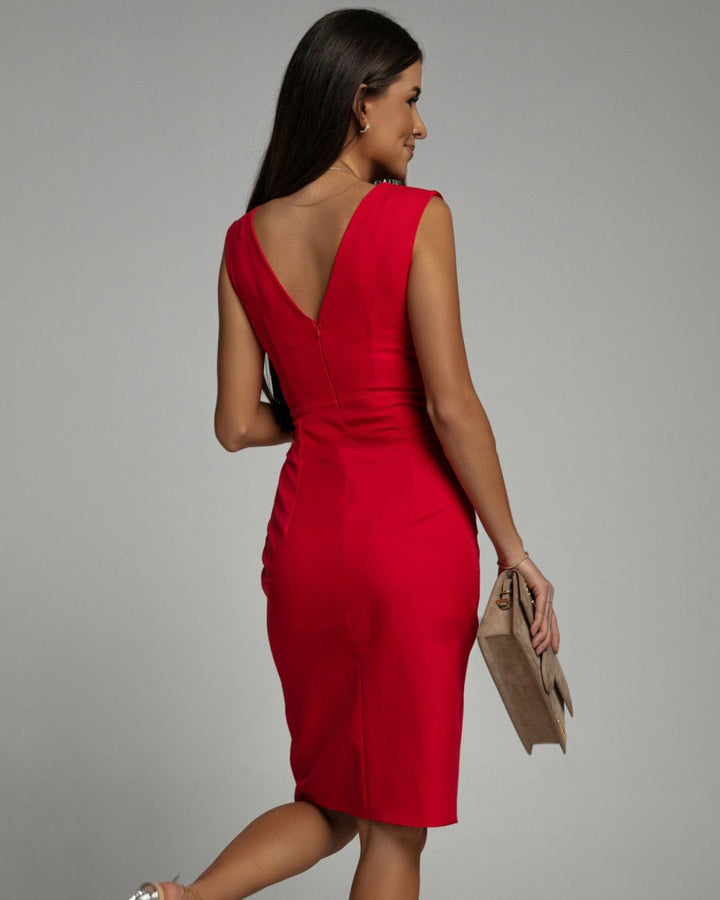 Elena | Pleated Wrap Dress