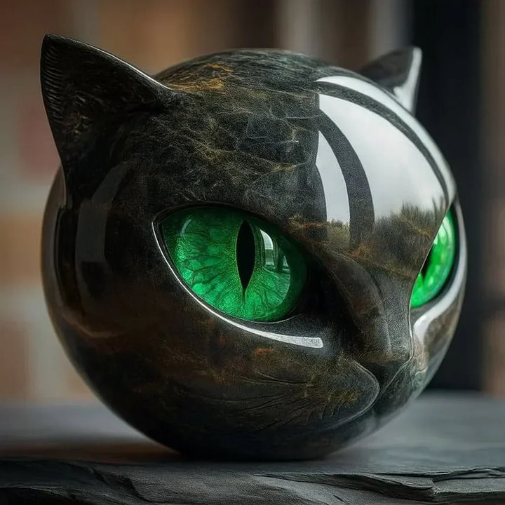 Salem | Glossy Cat Sculpture