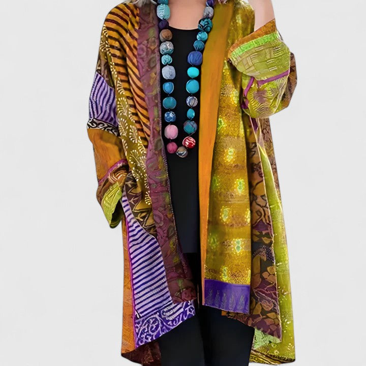 Sylvia | Artistic Patchwork Kimono