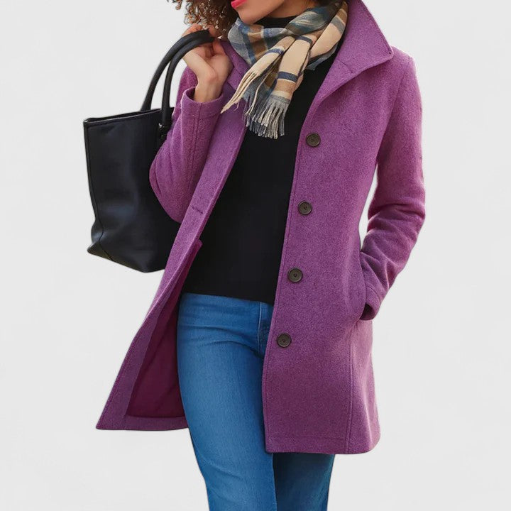 Margaret | Classic Button Overcoat