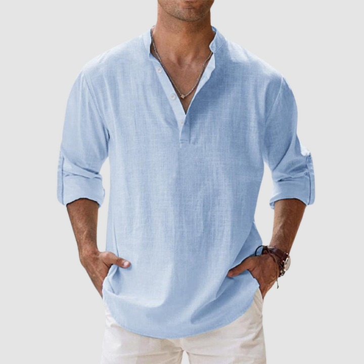 Nathan | Relaxed Fit Linen Shirt
