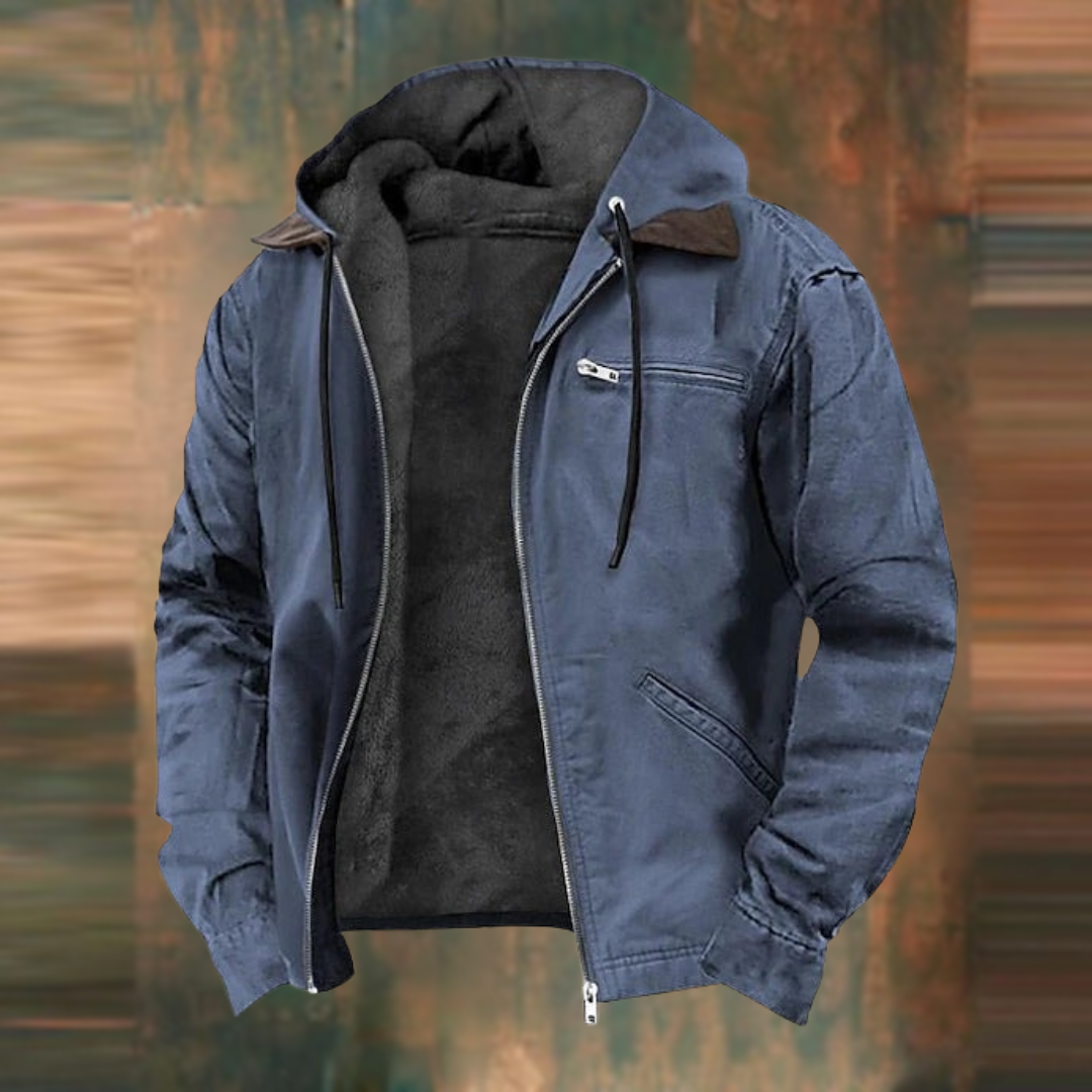 Mason | Fleece-Lined Utility Hoodie Jacket