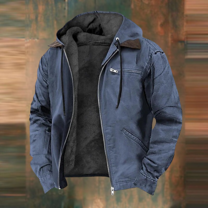 Mason | Fleece-Lined Utility Hoodie Jacket