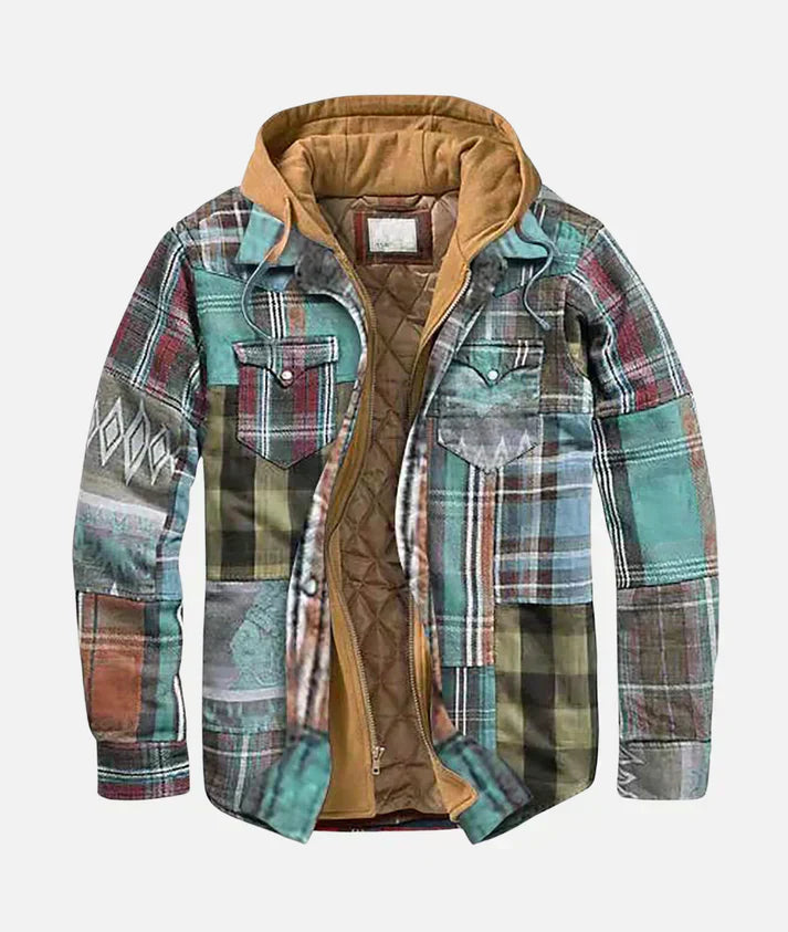 Walter | Patchwork Hooded Jacket
