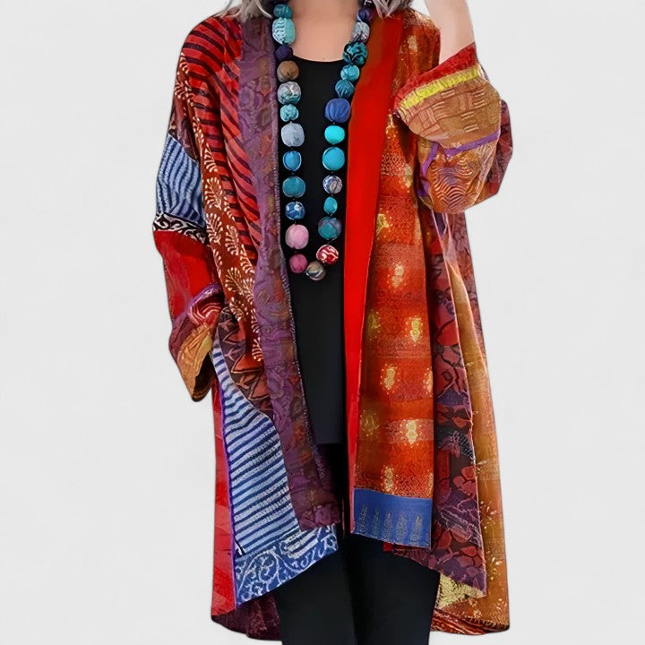 Sylvia | Artistic Patchwork Kimono