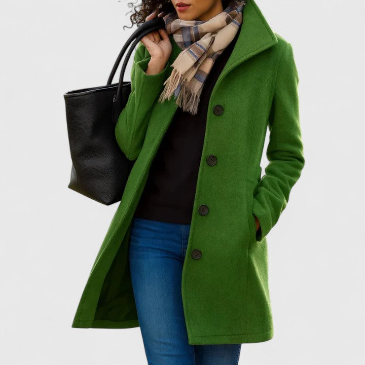 Margaret | Classic Button Overcoat