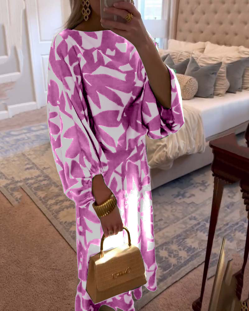 Nali | Flowing Print Dress