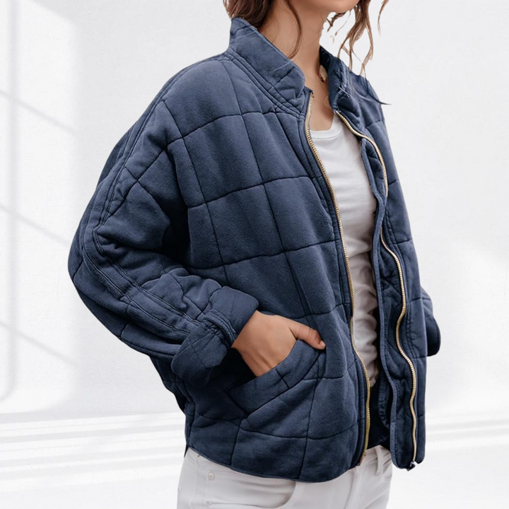 Joanne | Quilted Zip-Up Jacket