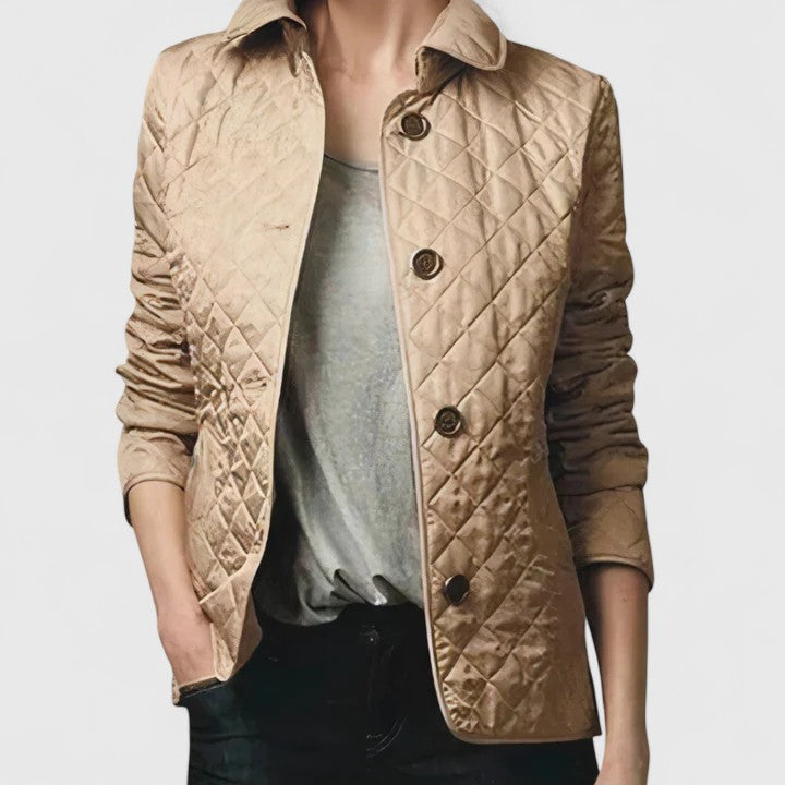 Ella | Quilted Button Jacket