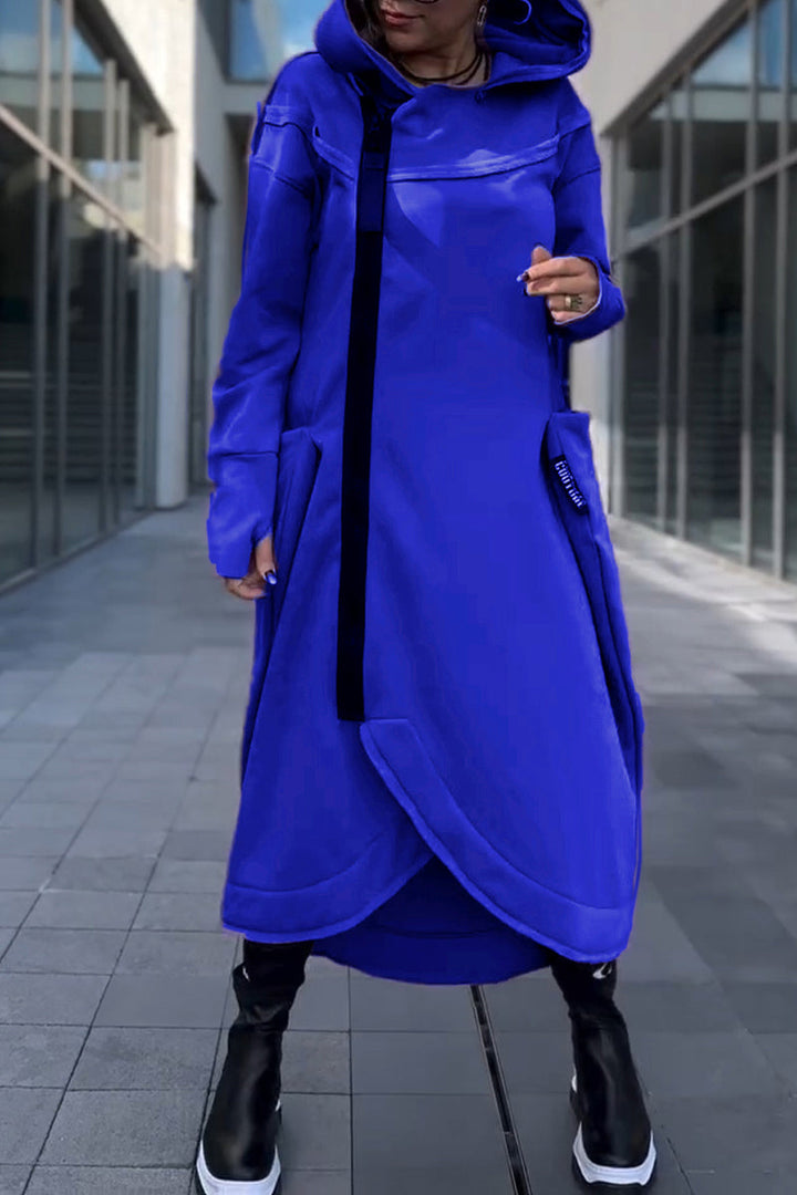 Monica | Asymmetrical Zip Dress