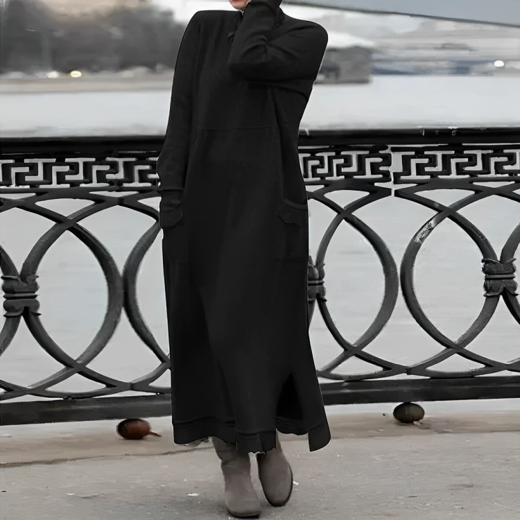 Elaine | Cozy Knit Maxi Dress