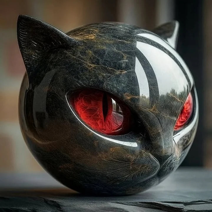 Salem | Glossy Cat Sculpture