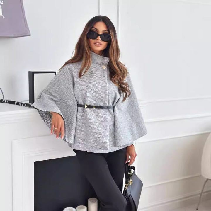 Sophia | Belted Cape Jacket
