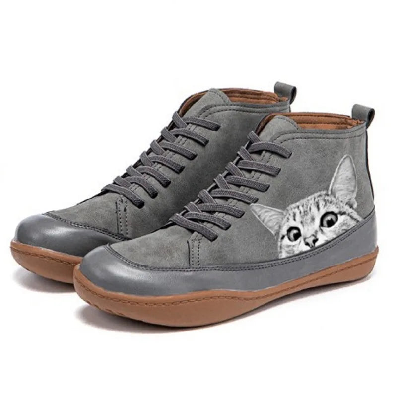 Joyce | Playful Cat Sneakers