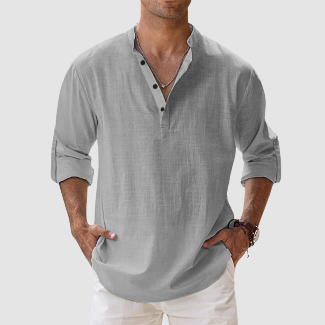 Nathan | Relaxed Fit Linen Shirt