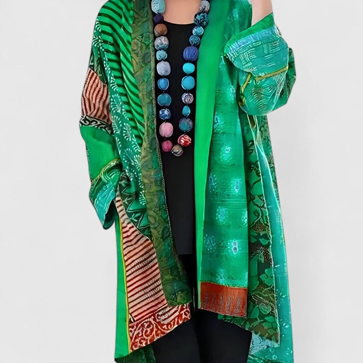 Sylvia | Artistic Patchwork Kimono