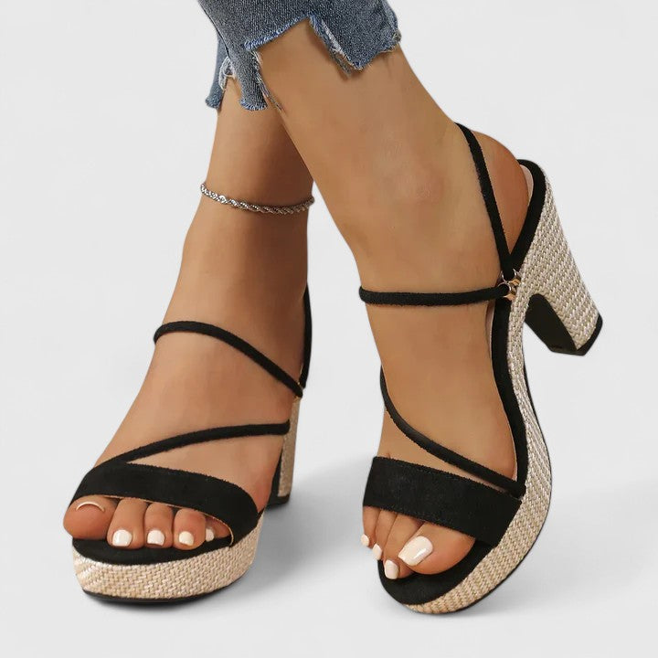 Nina | Strappy Block Heel Sandals
