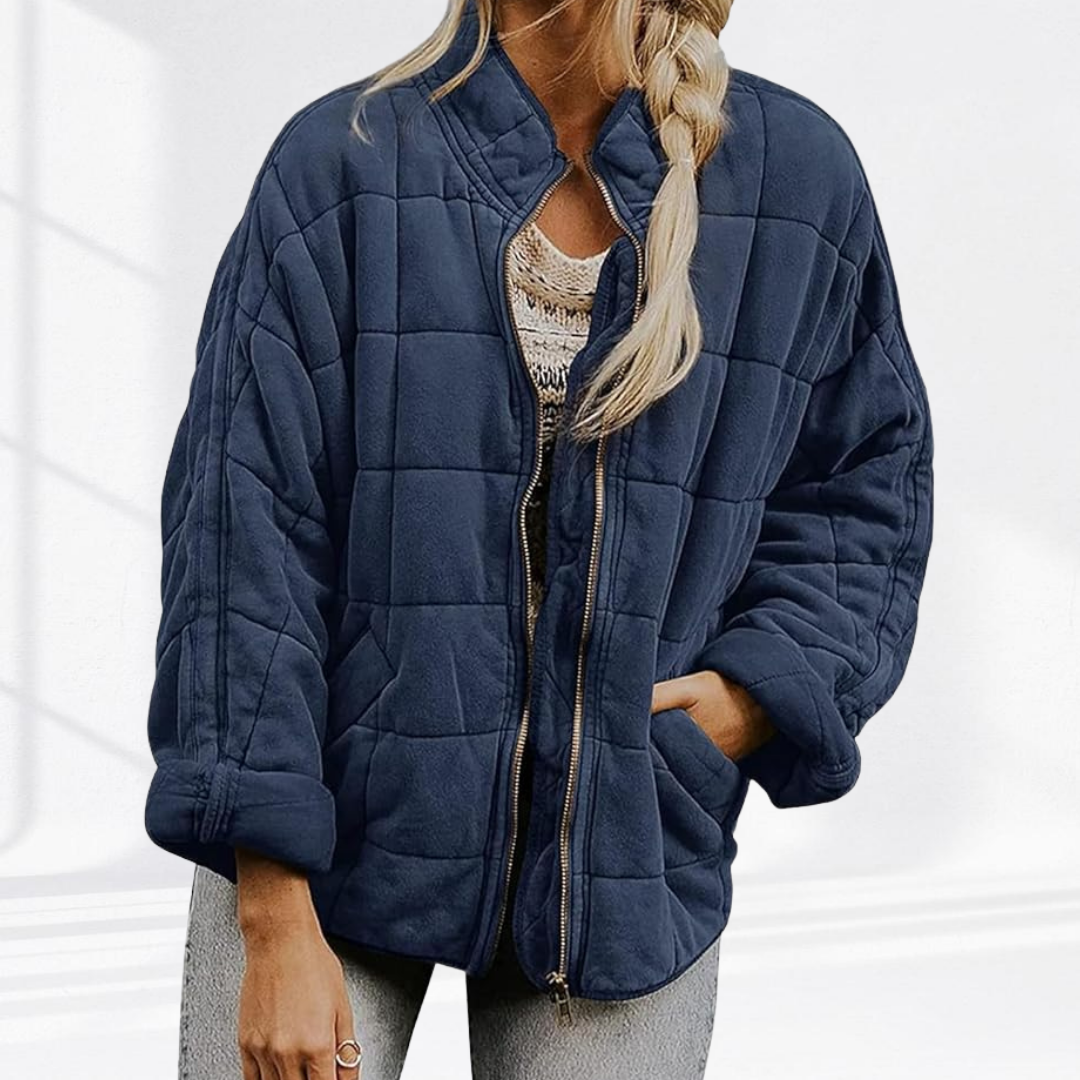 Joanne | Quilted Zip-Up Jacket