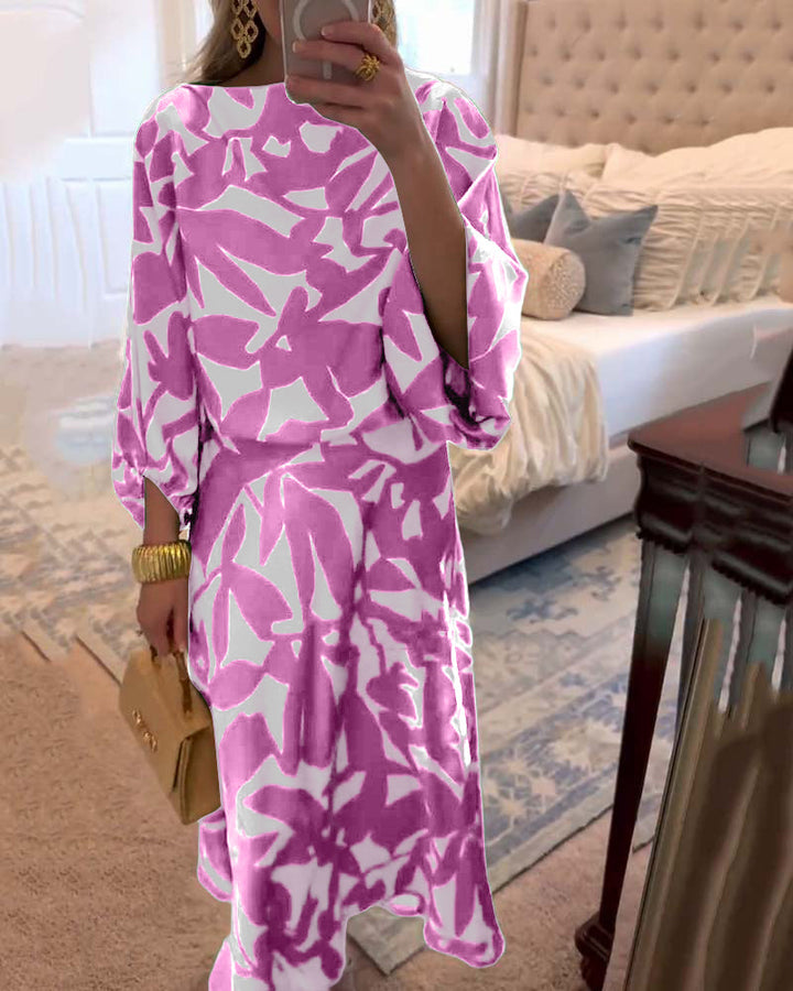 Nali | Flowing Print Dress