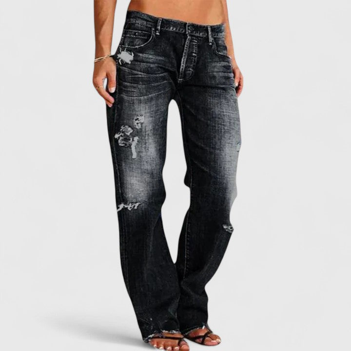 Rachel | Relaxed Distressed Jeans