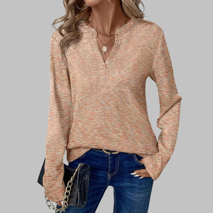 Dia | Relaxed V-Neck Top