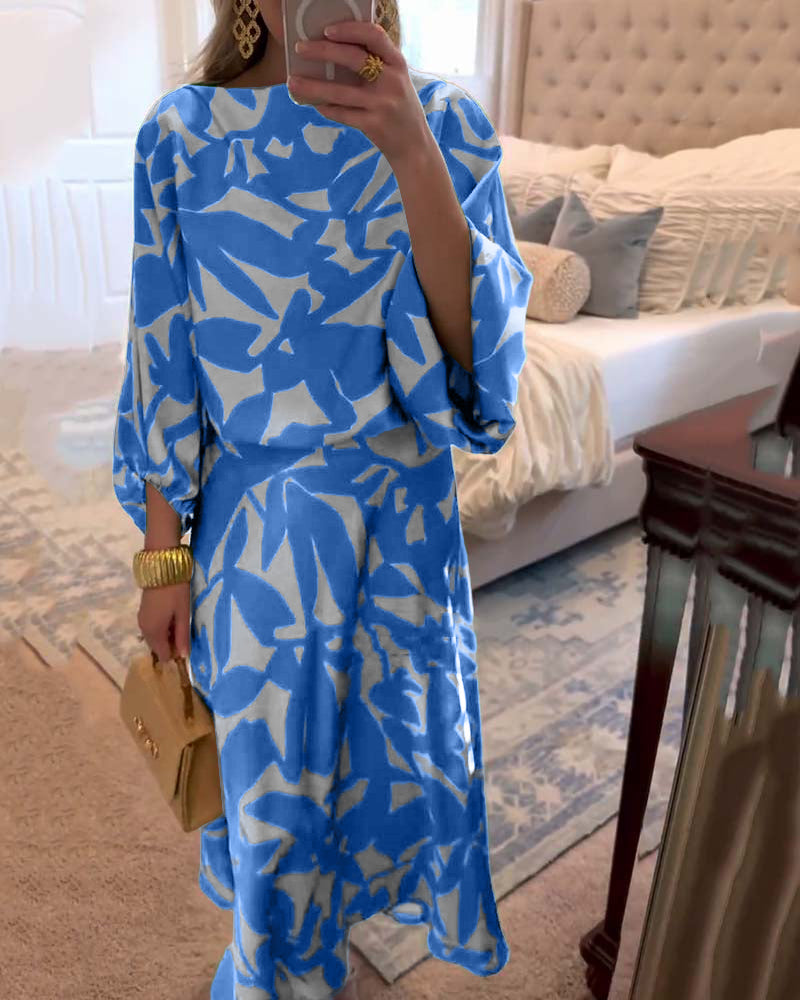 Nali | Flowing Print Dress