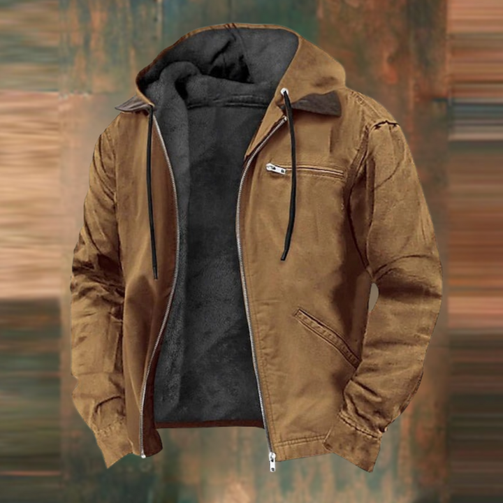 Mason | Fleece-Lined Utility Hoodie Jacket