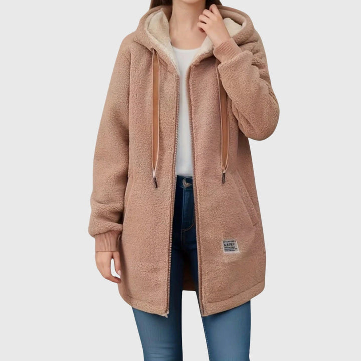 Darlene | Cozy Sherpa Hooded Coat