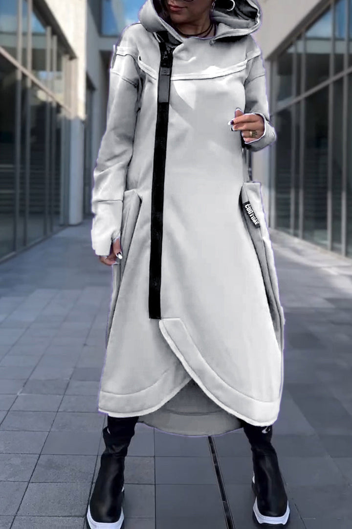 Monica | Asymmetrical Zip Dress