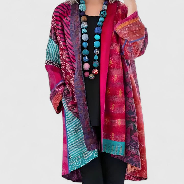 Sylvia | Artistic Patchwork Kimono